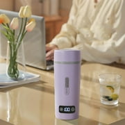 Water Bottle Travel Electric Kettle Portable Small Mini Tea Coffee Kettle Water Boiler, 350ml Water Heater With 4 Temperature Control,304 Stainless Steel