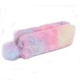 thumbnail image 1 of 1 Uds. Estuche para lápices de felpa de arcoíris, bonito estuche para lápices para niñas, bolsa de lápices de juguete de felpa, bolsa de almacenamiento colorida para niños, 1 of 5