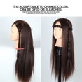 thumbnail image 3 of Cabeza de maniquí de maquillaje, extensiones de pesta?as de cabello real Cabeza de entrenamiento de peluquería Cosmetología Cabeza de mu?eca Traje rubio oscuro marrón para blanquea Ni?o cabeza Higoodz Belleza saludable, 3 of 8