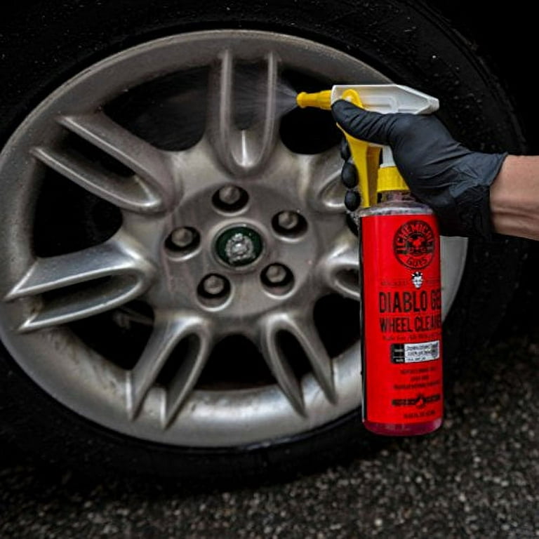  Chemical Guys CLD_997_16 Diablo Gel Oxygen Infused Foam Wheel  And Rim Cleaner, Concentrated (Safe on All Wheel & Rim Finishes), for Cars,  Trucks, SUVs, Motorcycles, RVs & More 16 fl oz 