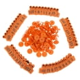 thumbnail image 4 of TISHITA 100 Sets Orange 1-100 Number Plastic Livestock Ear Tag Animal Tag for Goat Sheep, 4 of 8