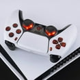 thumbnail image 5 of eXtremeRate Multi-Colors Luminated D-pad Thumbstick Option Face Buttons Black Classical Symbols Buttons LED Kit for PS5 Controller, 5 of 9