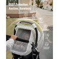 thumbnail image 3 of Funda para Silla de Coche para Bebé Blissful Diary de Muselina de Algodón Transpirable, 3 of 7