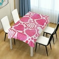 thumbnail image 7 of GZHJMY Valentine's Day Love Heart Tablecloth, Rectangle Waterproof Washable Polyester Table Cover for Picnic Dinner Holiday Party Decor, 60 x 90 Inch, 7 of 7