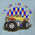 thumbnail image 5 of Wild Bobby Its Okay to Be Different | Truck Autism Awareness Men Premium Tri Blend Tee, 5 of 5