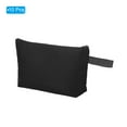 thumbnail image 3 of Uxcell 12.2 x 7.5" Canvas Makeup Bags with Strap, 10 Pack Pencil Cosmetic Zipper Bag Case Toiletry Pouch, Black, 3 of 6