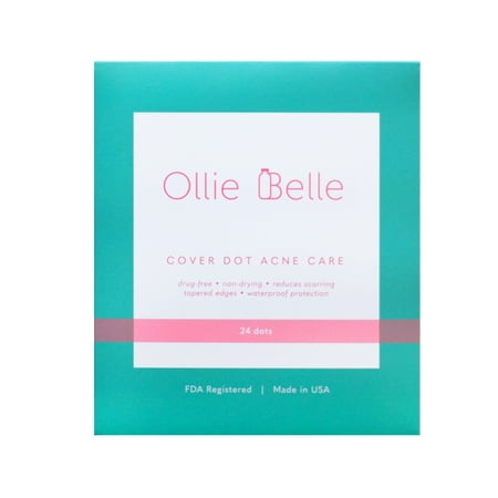Cover Dot Acne Care (24 Dots) Skin Blemish Treatment with Hydrocolloid | Clear, Waterproof Patch | Oil and Pimple