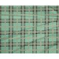 thumbnail image 4 of oneOone Polyester Lycra Fabric Tartan Check Print Sewing Fabric BTY 56 Inch Wide, 4 of 4