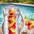 Outset Outset Fruit Infuser Water Pitcher, Large 93oz BPA Free Plastic Pitcher ...