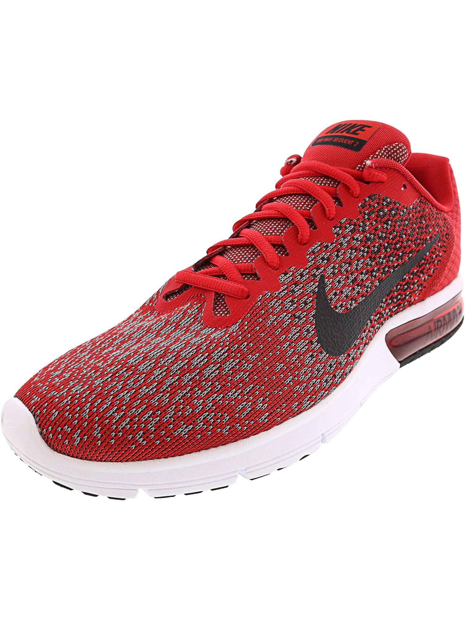 Nike Max Sequent 2 University Red / Black - Ankle-High Running Shoe 12.5M -