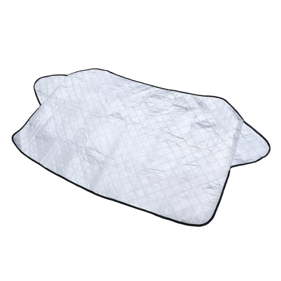 BESTYASH Plated Silver Aluminum Foil Windshield Cover for Car Winter Snow and Ice Protection