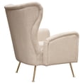 thumbnail image 4 of Ava Chair in Sand Linen Fabric with Gold Leg by Diamond Sofa, 4 of 6