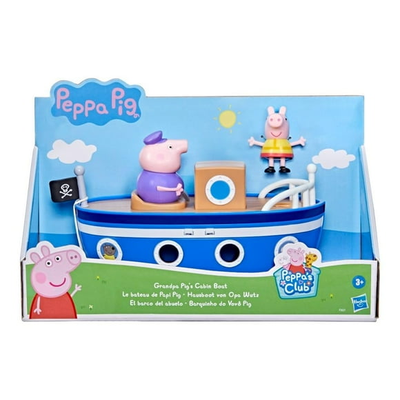 Set de Juego Hasbro Peppa Pig El Barco del Abuelo con Figuras