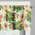 thumbnail image 3 of Ambesonne Hibiscus Window Valance, Tropical Floral Parrot, 54" X 12", Multicolor, 3 of 5