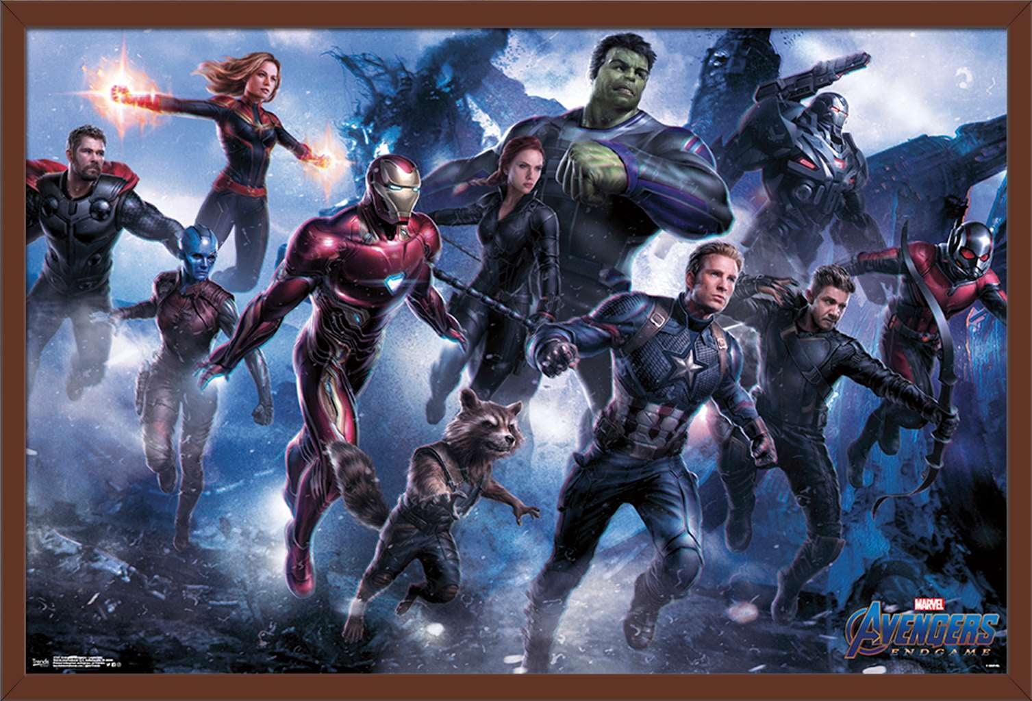 MCU Avengers Endgame Grid Poster