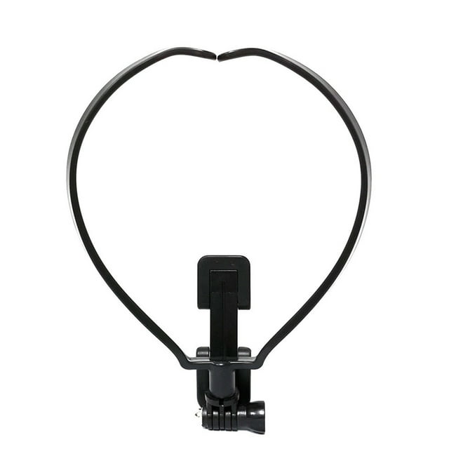 Neck Hanging Stabilizer Phone POV Selfie Neck Clamp Bracket Accessory Compatible for 8 Phone (Black)