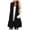C-Black236, variant on DHFJKG Womens Mediun Length Fuzzy Vest Cardigan Sleeveless Open Front Fluffly Shaggy Vest Jacket Long Coat Solid Color With Pockets Versatile Outerwear