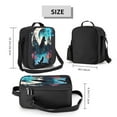 thumbnail image 2 of Lafuoo Artistic Moon Valley Wolf Pattern Thermal Insulated One Shoulder Handheld Lunch Bag, Adjustable Shoulder Strap Leak-proof Lunch Box Unisex-One Size, 2 of 8