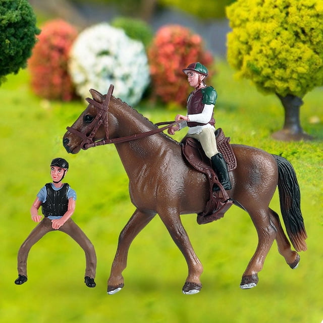 Figura de equitación Hugo modelo de granja de simulación Estilo B