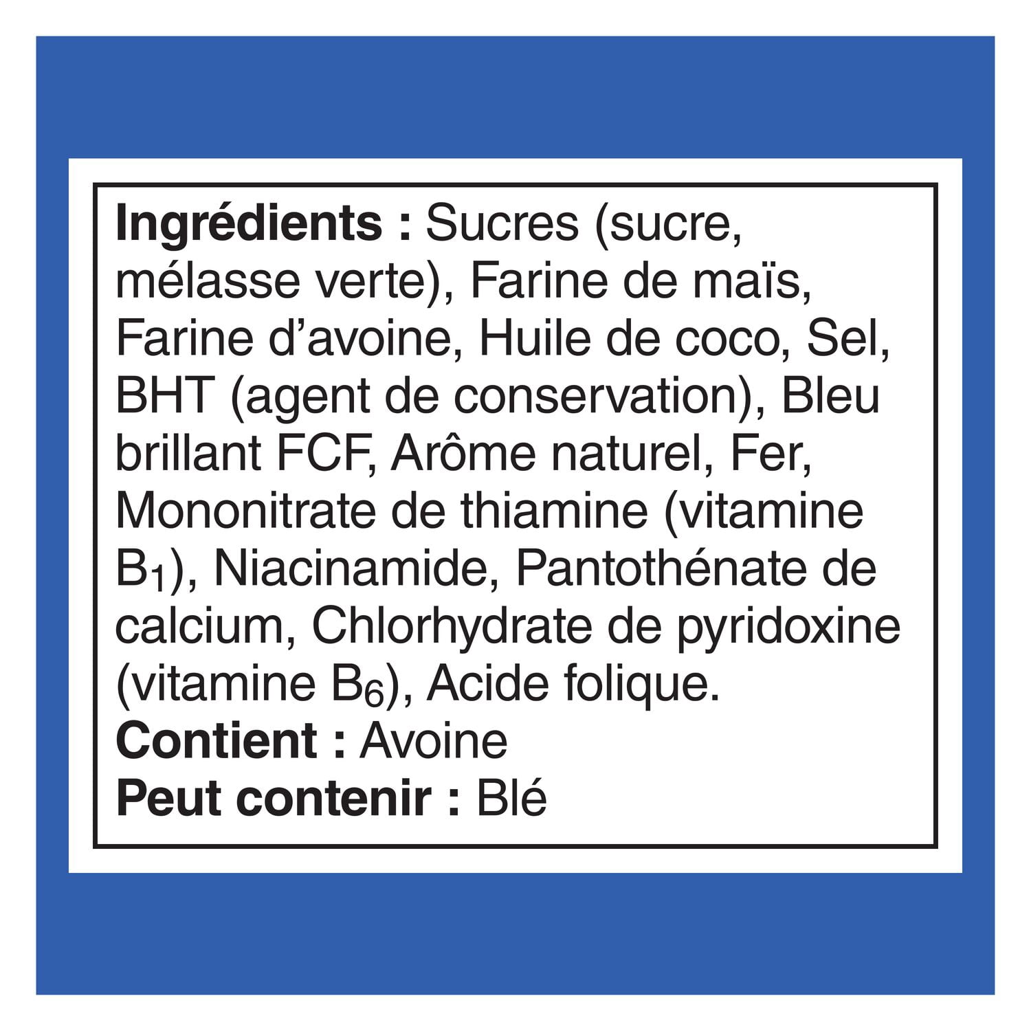 Capitaine Crounche céréales saveur Crêpe aux bleuets, 288 g.