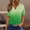Green, variant on T-Shirts Shirts For Women Sevevn Women's Casual Solid Color Medium Short Sleeve V-Neck Top