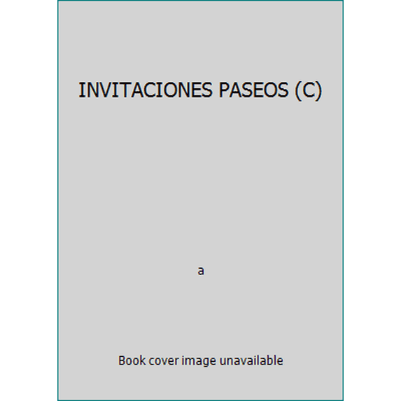 Pre-Owned INVITACIONES PASEOS (C) (Unknown) 0395786851 9780395786857