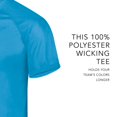 thumbnail image 3 of Augusta sportswear Men's Attain Wicking Two Button Baseball Jersey, 3 of 5