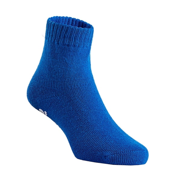 Lovely Annie Boys Children 4 Pairs Pack Non Slip Pure Cotton Socks 0Y-1Y(Blue)