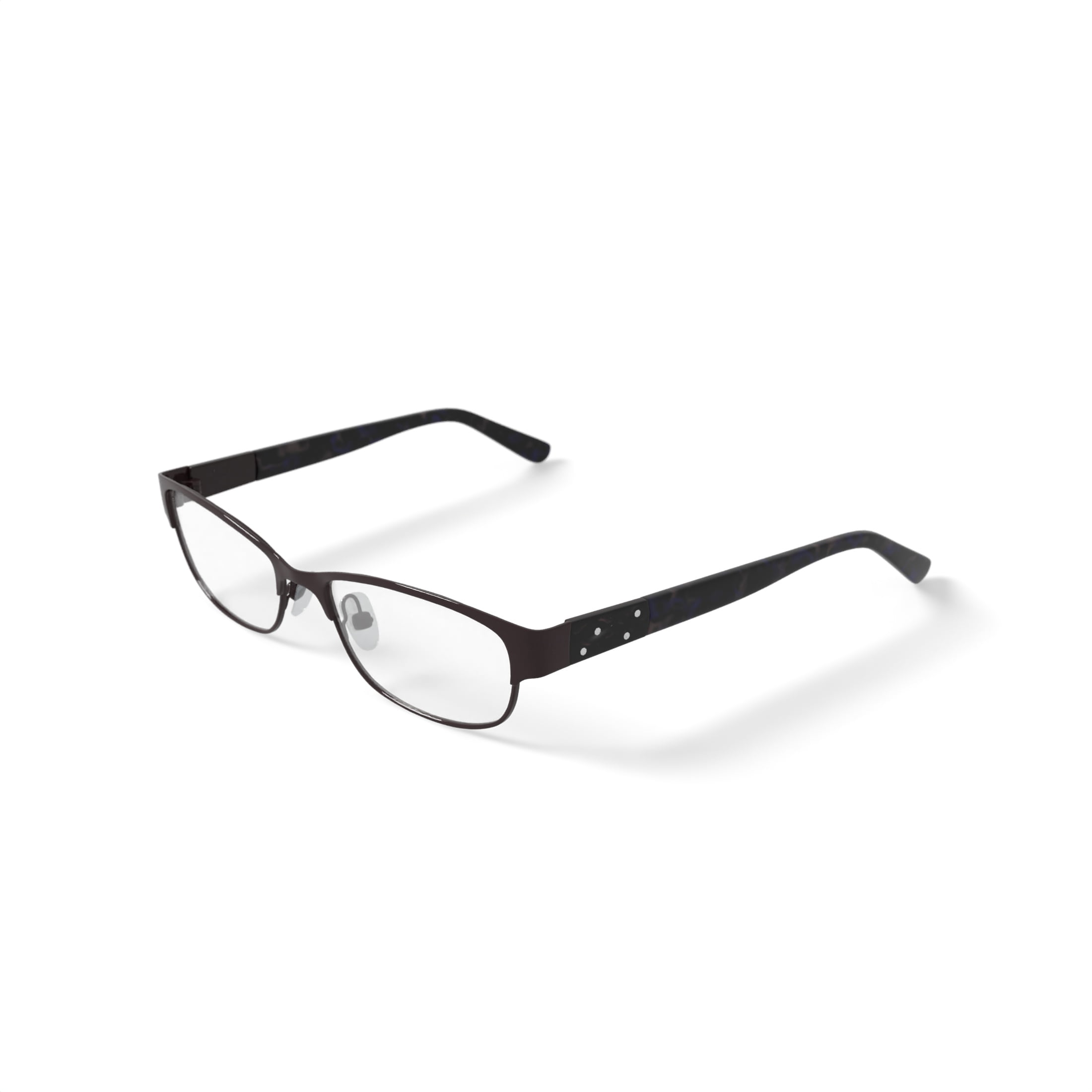 Christie Brinkley Women's C308 Oval Prescription Eyeglasses with Case, Brown