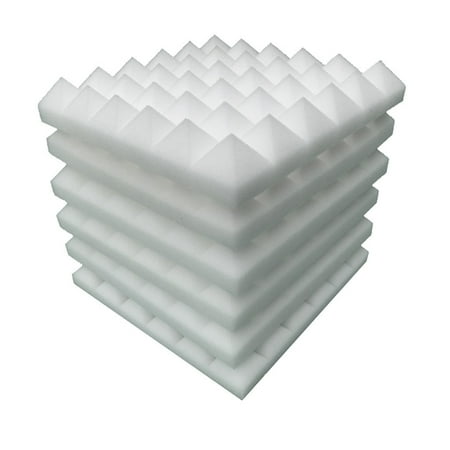 6pcs Acoustic Foam Panel Sound Stop Absorption Sponge Studio Ktv Soundproof