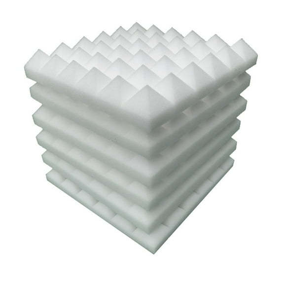 Just Released, Acoustic Foam Sponge, Soundproof Absorption, 6Pcs Kit, Dense Material, For KTV Studio, Noise Reduction, Sound Barrier Dampening, Home Theater, Recording Room Akmoler Liquidation