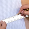 thumbnail image 4 of 1 Set Ruler And Protractor Ruler Set Plastic For Classroom Office Desk Clear, 4 of 6