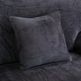 thumbnail image 4 of CJC Sofa Cover Plush Stretch 1 2 3 4 Seater Sofa Slipcover Chair Loveseat Couch Cover Furniture Protector Cover with 1 Pillowcase (1 Seater, Dark Gray), 4 of 12