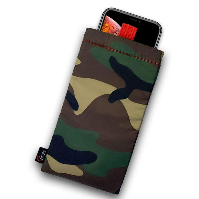 PHOOZY Thermal Phone Case - Apollo II Series : Cell Phone Pouch with AGION Lining Prevents Overheating, Extends Battery Life, Provides Drop Protection and Floats in Water (Medium-Woodland)
