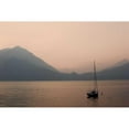 thumbnail image 3 of Crane, Rita 18x13 Black Modern Framed Museum Art Print Titled - Lake Como Sailboats IV, 3 of 5