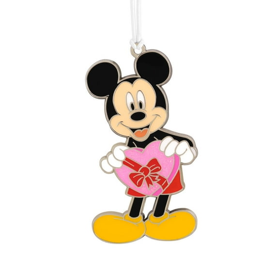 HMK Disney Mickey Mouse With Heart Metal Ornament