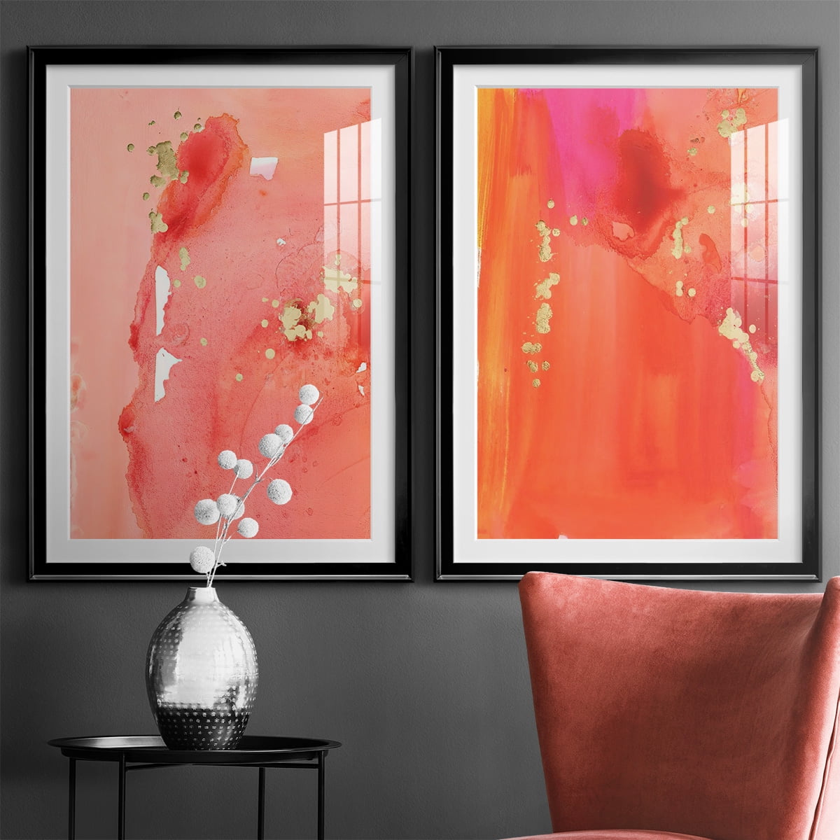 Wexford Home Mythological I Premium Framed Print, 18.5" x 24.5" - Ready to Hang, Black (Set of 2)