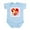 Sky Blue, variant on CafePress - Chihuahua Infant Bodysuit - Baby Light Bodysuit, Size Newborn - 24 Months