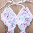 thumbnail image 4 of Girls Baby Bikini Floral Split One-pieces Swimsuit Bathing Suit Swimming Clothes, 4 of 5