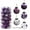 Purple, variant on Clear Christmas Ornaments,Happon 30 Pcs Christmas Ball Decorations,2.36 inch Fillable Christmas Ornaments,Plastic Filling Ball Ornaments for Xmas Holidays Party Decoration,Tree Ornaments,and Events