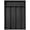 Black-5 Slots, variant on Black 5 Slots Silverware Drawer Organizer