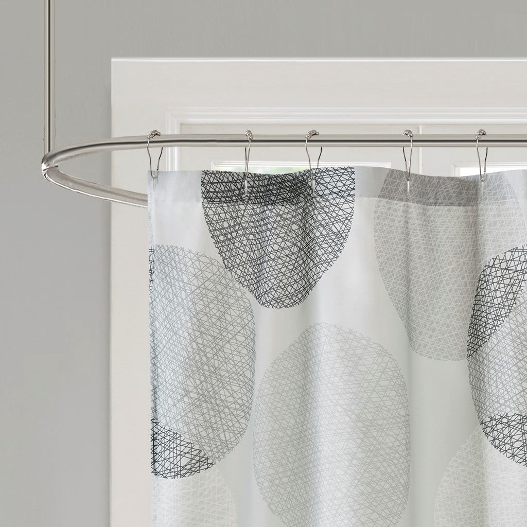 MAYEERTY Bathroom Shower Curtain, 72" x 72", Machine-Washable