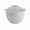 #3 White【Flower Pot x1】, variant on Half Round Wall Mount Planter, Plastic Hanging Pot for Indoor Outdoor Flowers, Breathable Sturdy Flower Pot for Home Balcony Garden Decor, 5.12" x 7.09" x 8.66", KTFgvq