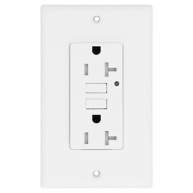 Outlet gfci, receptáculo auto-verificación profesional iluminada entrega entrega altacumenta para placas steptacle receptacle