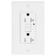 thumbnail image 2 of GFCI Outlet LD‑3008B Receptáculo de placas de pared inteligentes decorativas ABS con certificación ETL AC125V, 2 of 8
