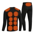 thumbnail image 4 of Heated Underwear Men, Womens Heated Thermal Underwear Set,Electric Heated Long Underwear Men's Winter Outdoor Sports Underwear with 18 Heating Zones, Heated Shirt Pants, 4 of 8