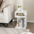 thumbnail image 3 of Patiojoy S-Shaped Side Table for Small Space Sofa End Table with 2 Open Compartments Modern Nightstand, 3 of 9