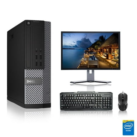 Restored Dell Optiplex Desktop Computer 3.3 GHz Core i3 Tower PC  8GB  1TB HDD  Windows 10 x64  19  Monitor  Wireless Mouse & Keyboard (Refurbished)