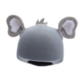 thumbnail image 5 of yotijay Ski Helmet Cover Accessories Funny Lovely Winter Sports Snowboarding Warm Birthday Gift Versatile Practical Helmet Decoration Gray, 5 of 8