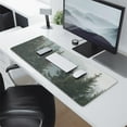 thumbnail image 2 of Large Mouse Mat Designed for Epic Gaming Sessions - Stunning Forest Background Pattern, Extended Non-Slip Rubber Mice Pad with Stitched Edges - 31.5 x 11.8 Inches, 2 of 7